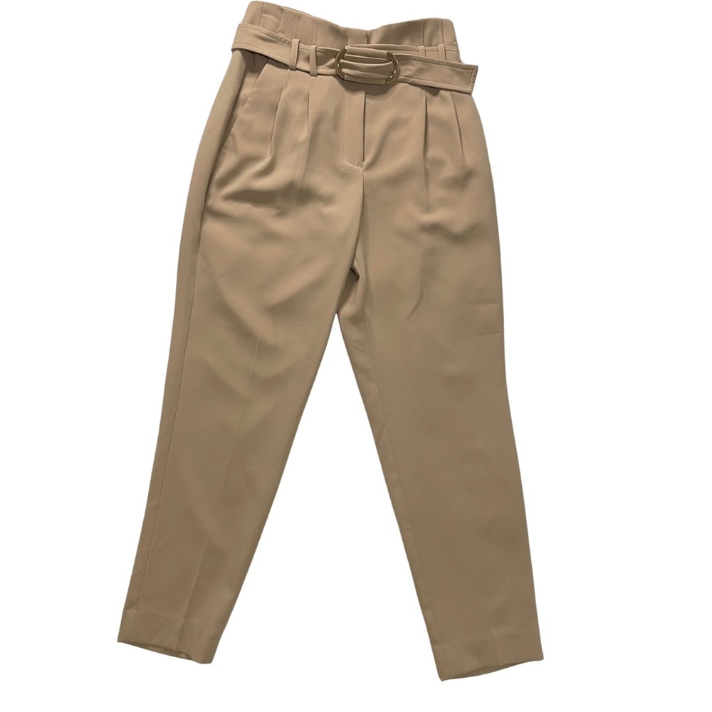 Express Tan Belted Trousers